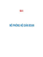 MÔ PHỎNG hệ GIÁN đoạn (mô HÌNH hóa và mô PHỎNG SLIDE) 
