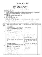 Giáo án Chính tả Lớp 3 - Tuần 20 - Bài: Ở lại chiến khu - Năm học 2005-2006