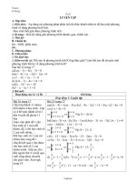 Giáo án môn Đại số 8 tiết 46: Luyện tập