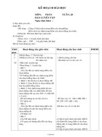 Giáo án Toán Lớp 3 - Tuần 20 - Bài: Luyện tập 2