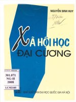 Ebook Xã hội học đại cương: Phần 1