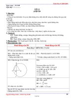 Giáo án Hình Học 9 năm 2008 - 2009 - Tiết 23, 24