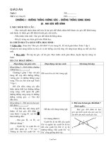 Giáo án lớp 7 môn Hình học - Tuần 1 - Tiết 1 - Bài 1: Hai góc đối đỉnh