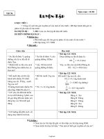 Giáo án Lớp 6 - Môn Toán - Tiết 96: Luyện tập