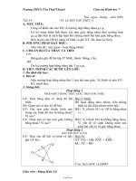 Giáo án Hình học 7 - Tiết 33 đến tiết 35