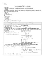 Giáo án môn Đại số 8 tiết 47: Phương trình chứa ẩn ở mẫu