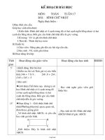 Giáo án Toán Lớp 3 - Tuần 17 - Bài: Hình chữ nhật