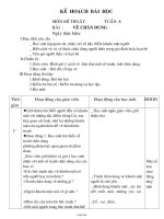 Giáo án Mĩ thuật Lớp 3 - Tuần 8 - Bài: Vẽ chân dung