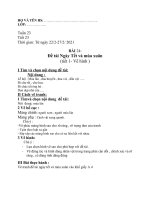 khối 6 tuần 23 từ 22022021 đến 27022021 thcs phan đăng lưu