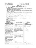 Giáo án Hình học 6 - Tuần 12, Tiết 12: Ôn tập chương I (Tiết 1) - Năm học 2009-2010 - Hoàng Đình Mạnh