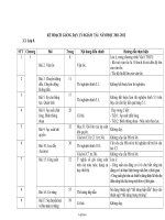 Giáo án Kế hoạch giảng dạy giảm tải Vật lí Lớp 8 - Chương trình cả năm - Năm học 2011-2012