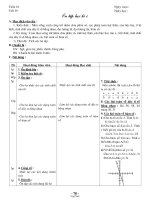 Giáo án Toán Đại số 7 tiết 39: Ôn tập học kì 1