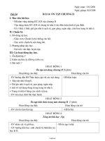 Giáo án Công nghệ 6 - Tiết 34, Bài 14: Ôn tập chương II - Năm học 2008-2009