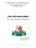 Đề tài Đổi mới về quan niệm soạn giáo án Tập làm văn lớp 7