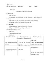 Giáo án Thủ công 3 tuần 22 đến 29