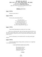 Đề kiểm tra định kì môn: ngữ văn – lớp 7