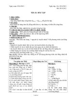 Giáo án Vật lí Lớp 8 - Tiết 32: Bài tập - Năm học 2011-2012