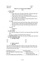 Giáo án Giáo dục công dân 6: Trật tự an toàn giao thông (2 tiết)