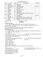 Giáo án bài học Khối 3 Tuần 4