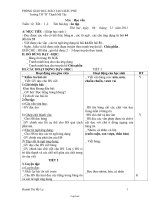 Giáo án Lớp 1 Tuần 12 - Trường TH “B” Thạnh Mỹ Tây