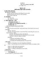 Giáo án Ngữ văn 6 - Tiết 17-18: Viết bài tập làm văn số 1 - Năm học 2009-2010