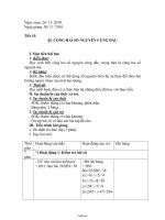 Giáo án Số học 6 - Tiết 41, Bài 5: Cộng hai số nguyên cùng dấu - Năm học 2010-2011