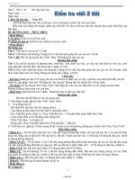 Giáo án Ngữ văn Lớp 6 - Tiết 17+18: Kiểm tra viết 2 tiết