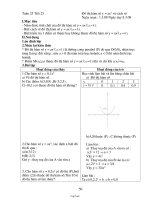 Giáo án Tự chọn lớp 7 - Tiết 25: Đồ thị hàm số y = ax2 và cách vẽ