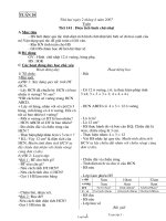 Giáo án Toán Lớp 3 - Tuần 29 - Năm học 2006-2007