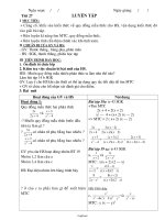 Giáo án dạy Đại số 8 tiết 27: Luyện tập