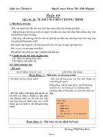 Giáo án Tin học 8 - Tiết 19-20: Từ bài toán đến chương trình - Đoàn Thị Ánh Nguyệt