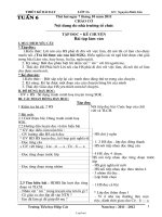 Giáo án Lớp 3 Tuần 6 - Trường tiểu học Hiệp Cát