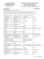Đề thi thử môn Hóa Học tốt nghiệp THPT quốc gia 2021 nguồn sở bộ bám sát nhất 2021  Có hướng dẫn giải chi tiết