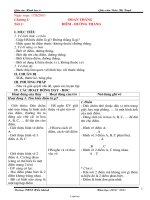 Giáo án môn Hình học lớp 6 - Tiết 1: Điểm - Đường thẳng