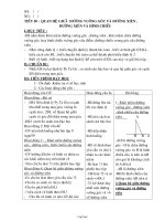 Giáo án môn Hình học 7 - Tiết 50: Quan hệ giưã đường vuông góc và đường xiên, đường xiên và hình chiếu