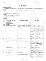 Giáo án Toán Đại số 7 tiết 21: Ôn tập chương 1