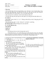 Bài 1. Chuyển động cơ học