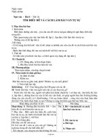 Giáo án Ngữ văn Lớp 6 - Tiết 16: Tìm hiểu đề và cách làm bài văn tự sự