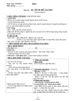 Giáo án môn Ngữ văn Lớp 6 - Tiết 13 đến 16 - Năm học 2011-2012