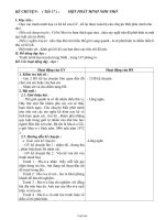 Giáo án Kể chuyện 4 - Tiết 17: Một phát minh nho nhỏ