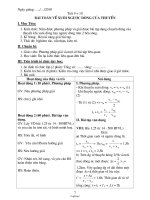 Giáo án Bồi dưỡng học sinh giỏi Vật lí Lớp 8 - Tiết 9 đến 12 - Năm học 2010-2011