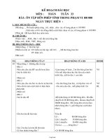 Giáo án Toán Lớp 3 - Tuần 33 - Bài: Ôn tập các số trong phqạm vi 100 000