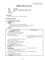 Giáo án Đạo đức lớp 2 - Bài: Học tập, sinh hoạt đúng giờ