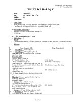 Giáo án Chính tả Lớp 3 - Tuần 22 - Bài: TC - Cò và cuốc - Phùng Thị Tiết