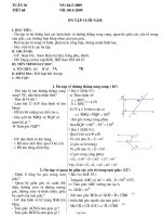 Giáo án môn Hình học 7, kì II - Tiết 68, 69