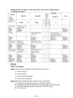 Bài giảng môn học Ngữ văn lớp 7 - Đề kiểm tra văn học tiết 100