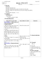 Giáo án Vật lý Lớp 8 - Tiết 15, Bài 15: Công suất - Năm học 2010-2011 - Trần Trọng Nhân