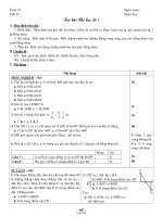 Giáo án Toán Hình học 7 tiết 32: Trả bài Thi học kì 1