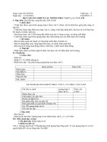 Bài 9. Quang hợp ở các nhóm thực vật C3, C4 và CAM