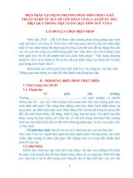 Thuyết trình biện pháp giáo dục hiệu quả môn ngữ văn lớp 6 (thi GVG tình)